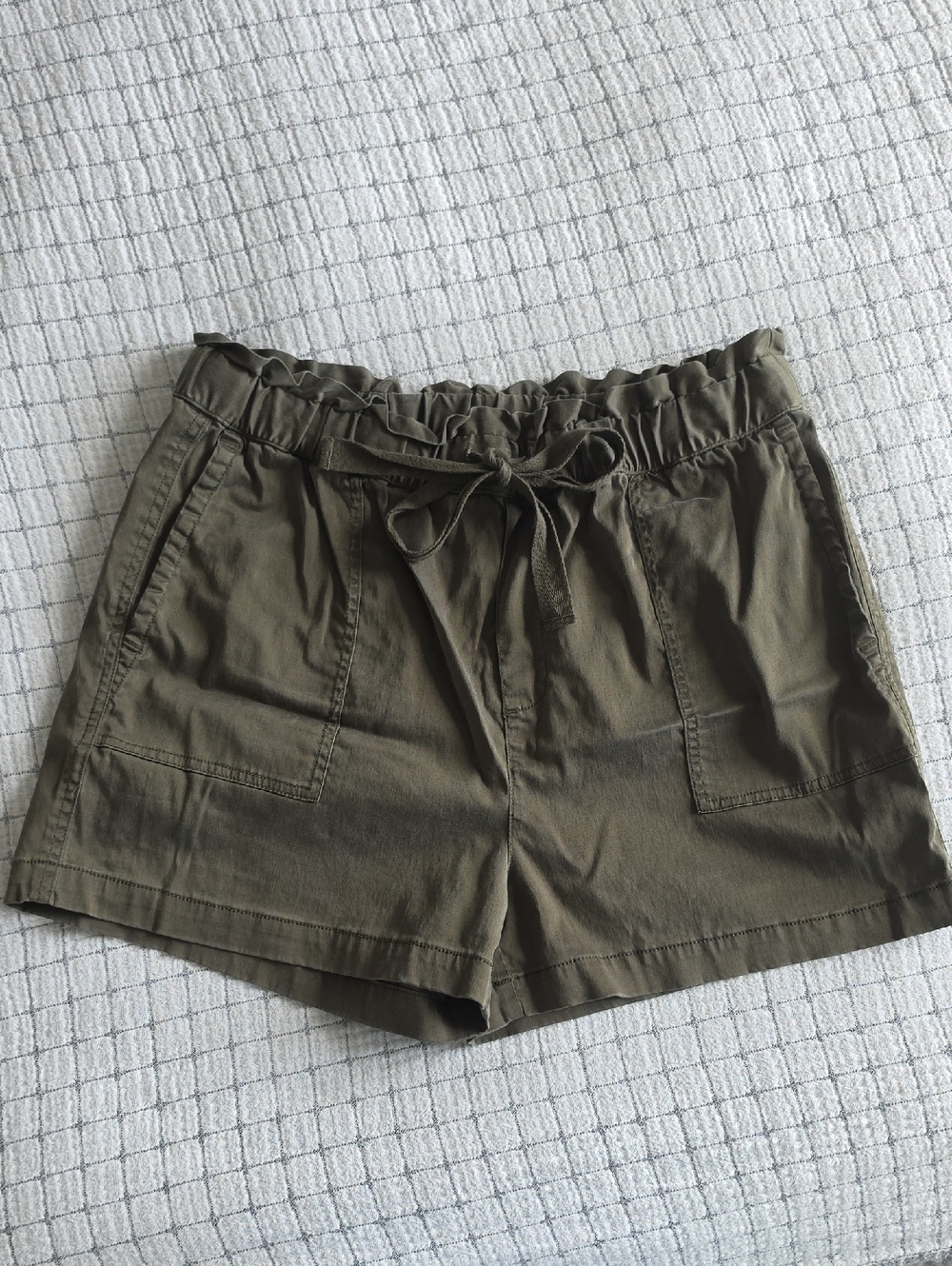 Caslon Olive Drawstring Utility Women’s Shorts